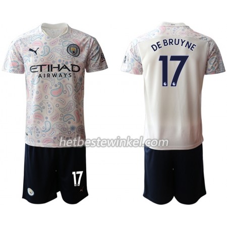 Manchester City Kevin De Bruyne 17 Voetbaltenues Kind Third 2020/21 - SS (+ Korte broeken)